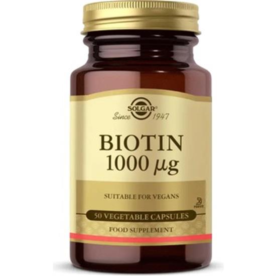 Solgar Biotin 1000 mcg 50 Kapsül