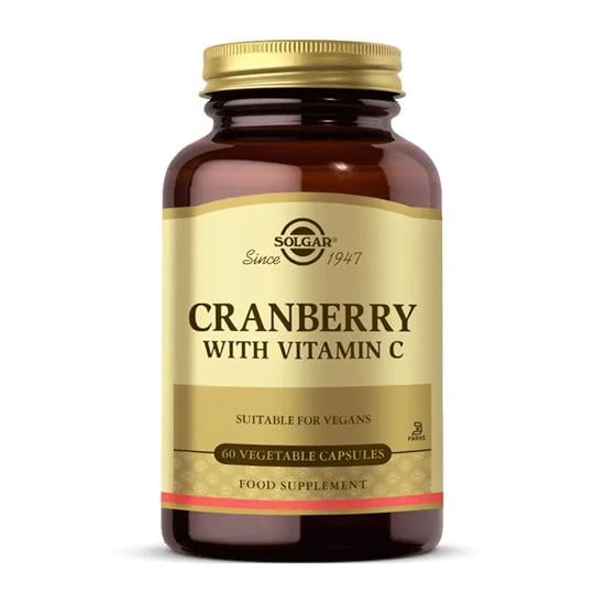 Solgar Cranberry Extract with Vitamin C60 Kapsül