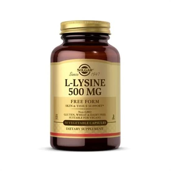 Solgar L-Lysine 500 mg 50 Kapsül