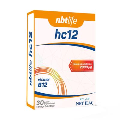 NBT Life HC12 Vitamin B12 30 Tablet