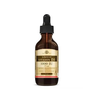 Solgar Sıvı Vitamin D3 1000 IU Takviye Edici Gıda 59 ml