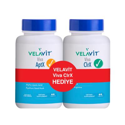 Velavit Viva Aptx 60 Tablet + Viva Clrx 60 Tablet Kofre