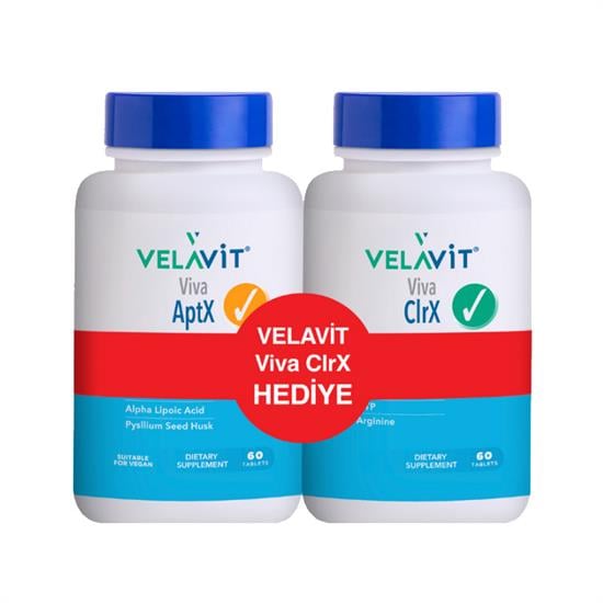 Velavit Viva Aptx 60 Tablet + Viva Clrx 60 Tablet Kofre