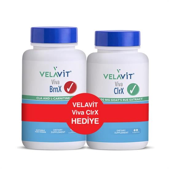 Velavit Viva Brnx 60 Tablet + Viva Clrx 60 Tablet Kofre