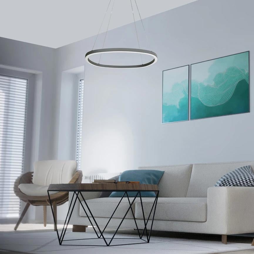 Oval Çember Sarkıt Avize