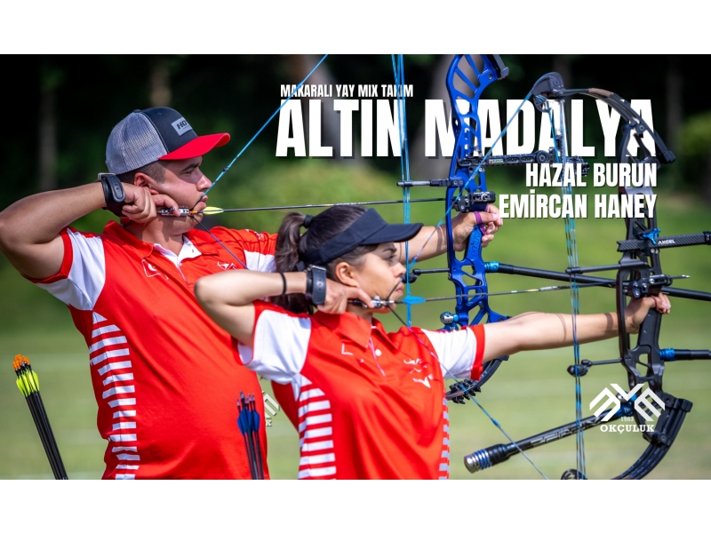 Makaralı Yay Mix Takımımızdan Altın Madalya!