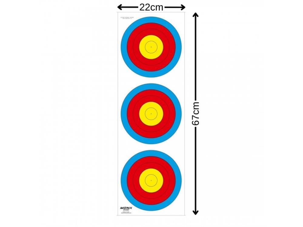 Monk Hedef Kağıdı  3X20 Cm SPOT RC