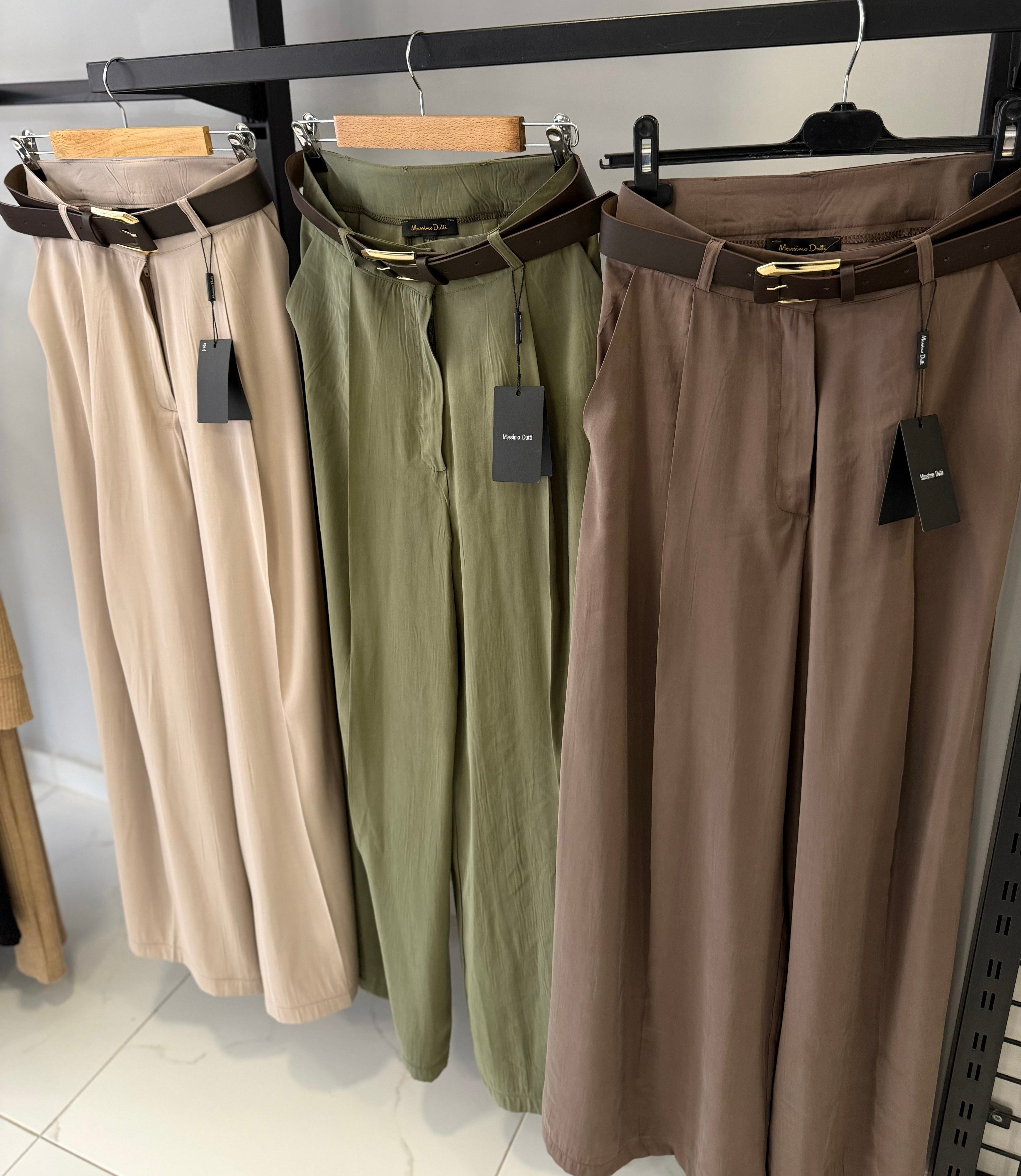 MASSİ Kendinden Kemerli Pantolon