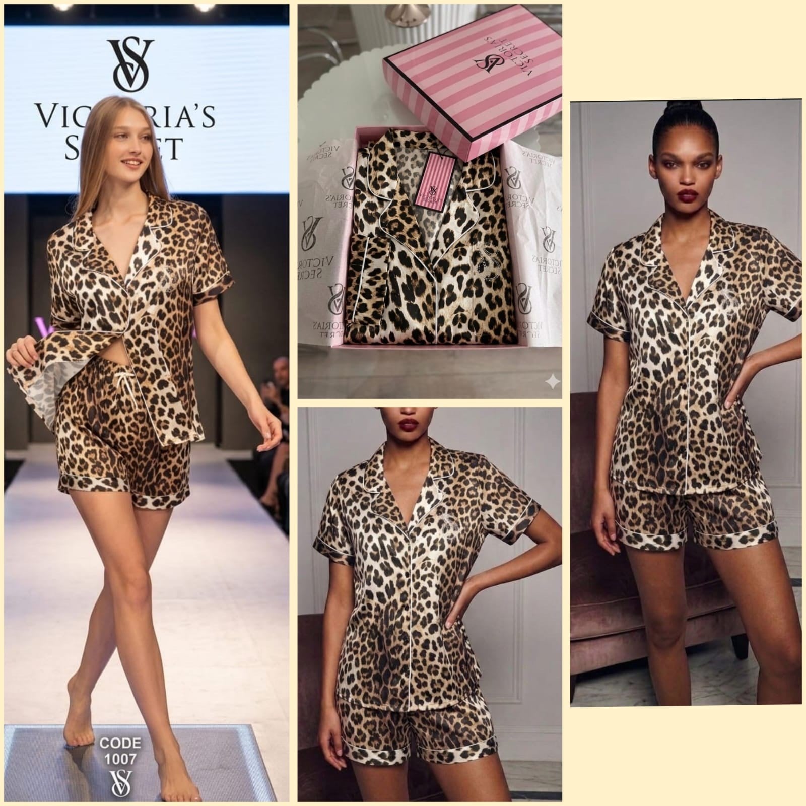 V&S Leopar Desenli Pijama Takımı