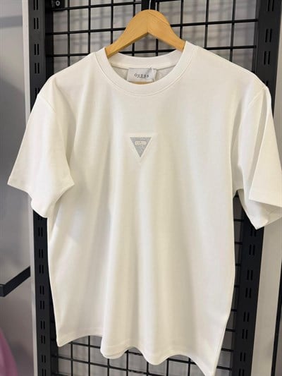 Gue Mini Üçgen Taş Logo Detaylı Tshirt