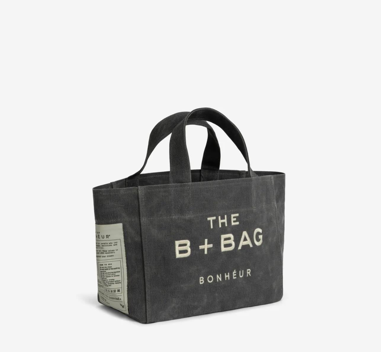 B+Bag Kanvas Gray Çanta