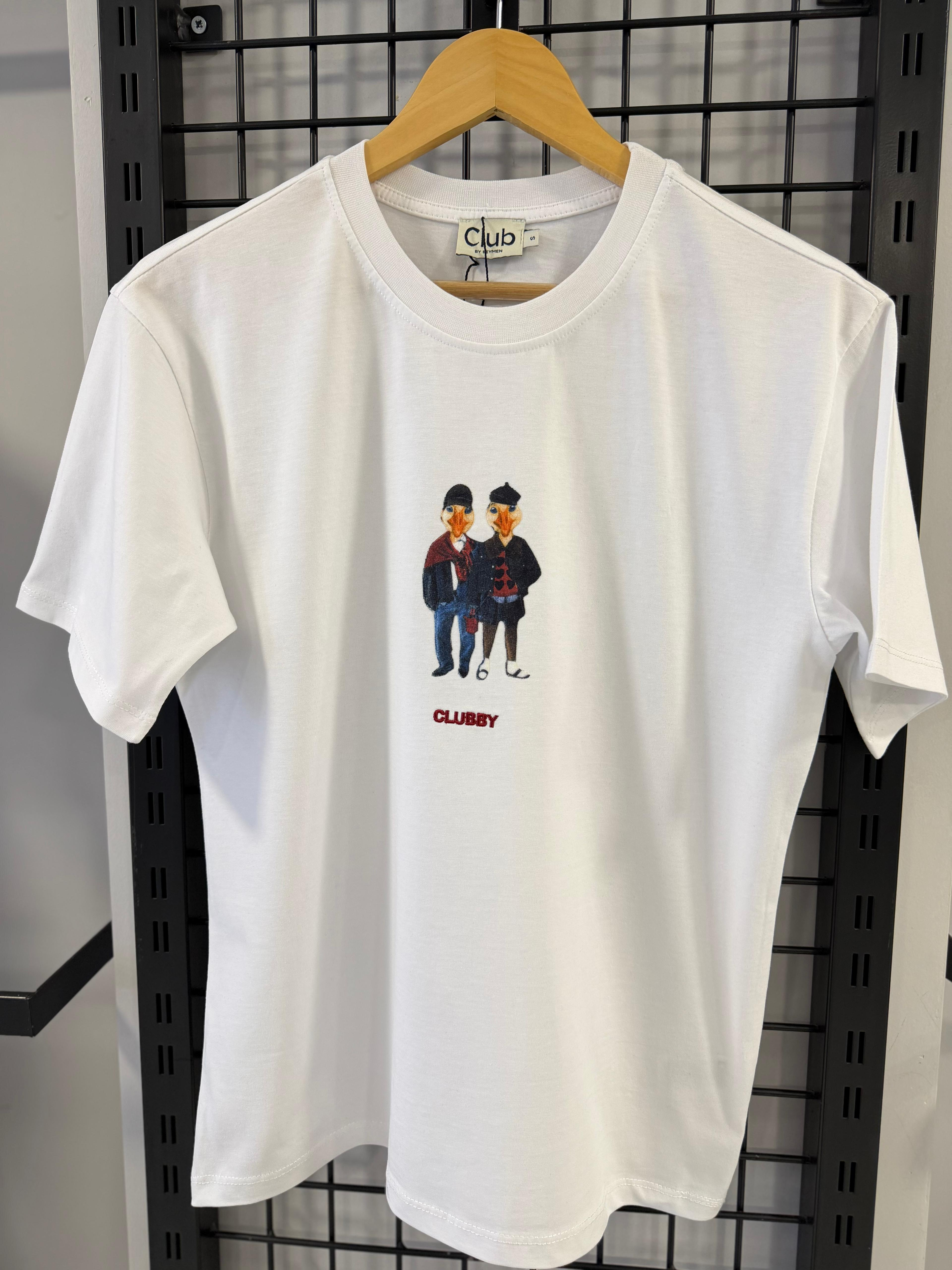 Clbby Beyaz Tshirt