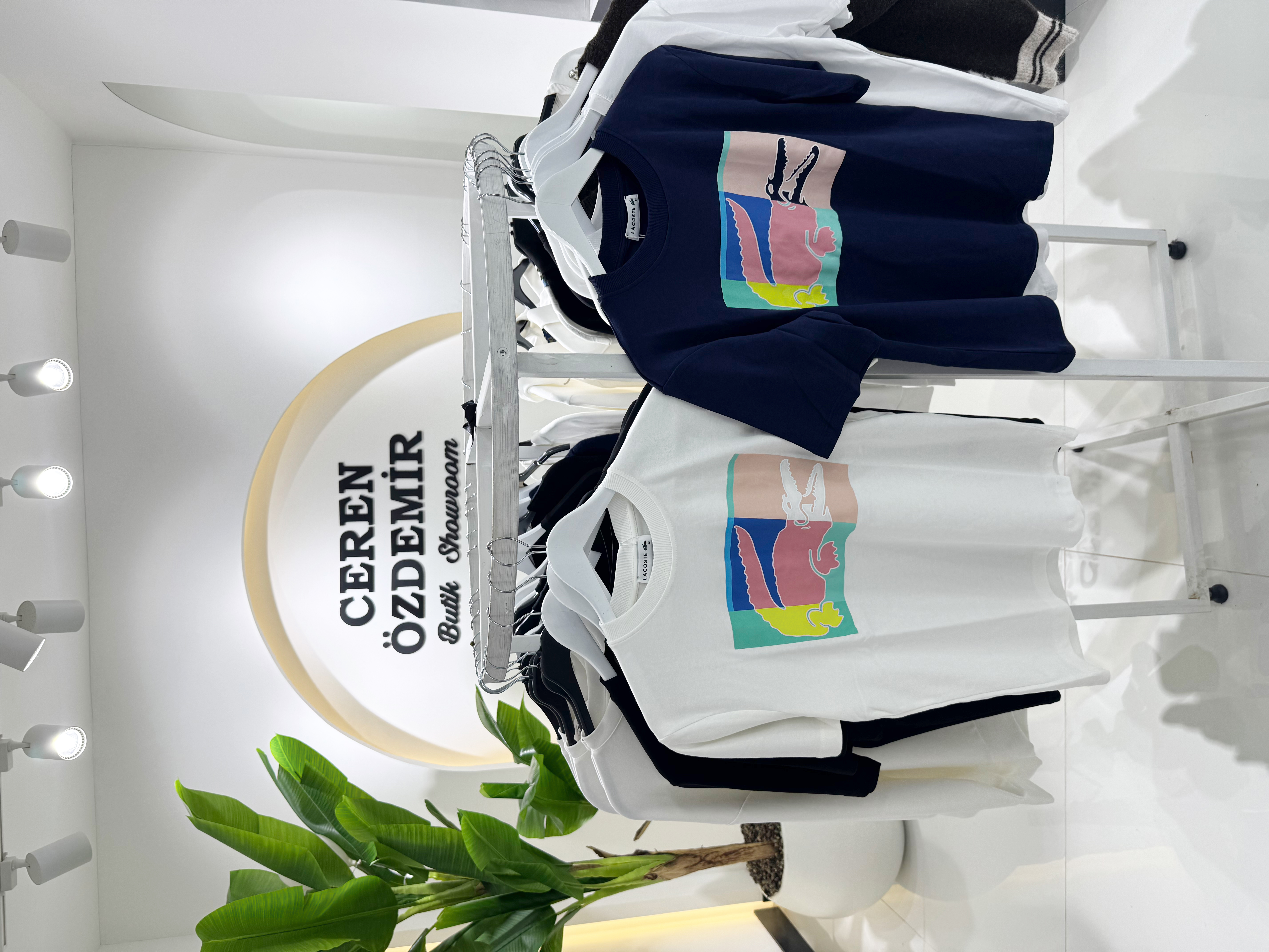 Lac Bisiklet Yaka Baskılı Tshirt