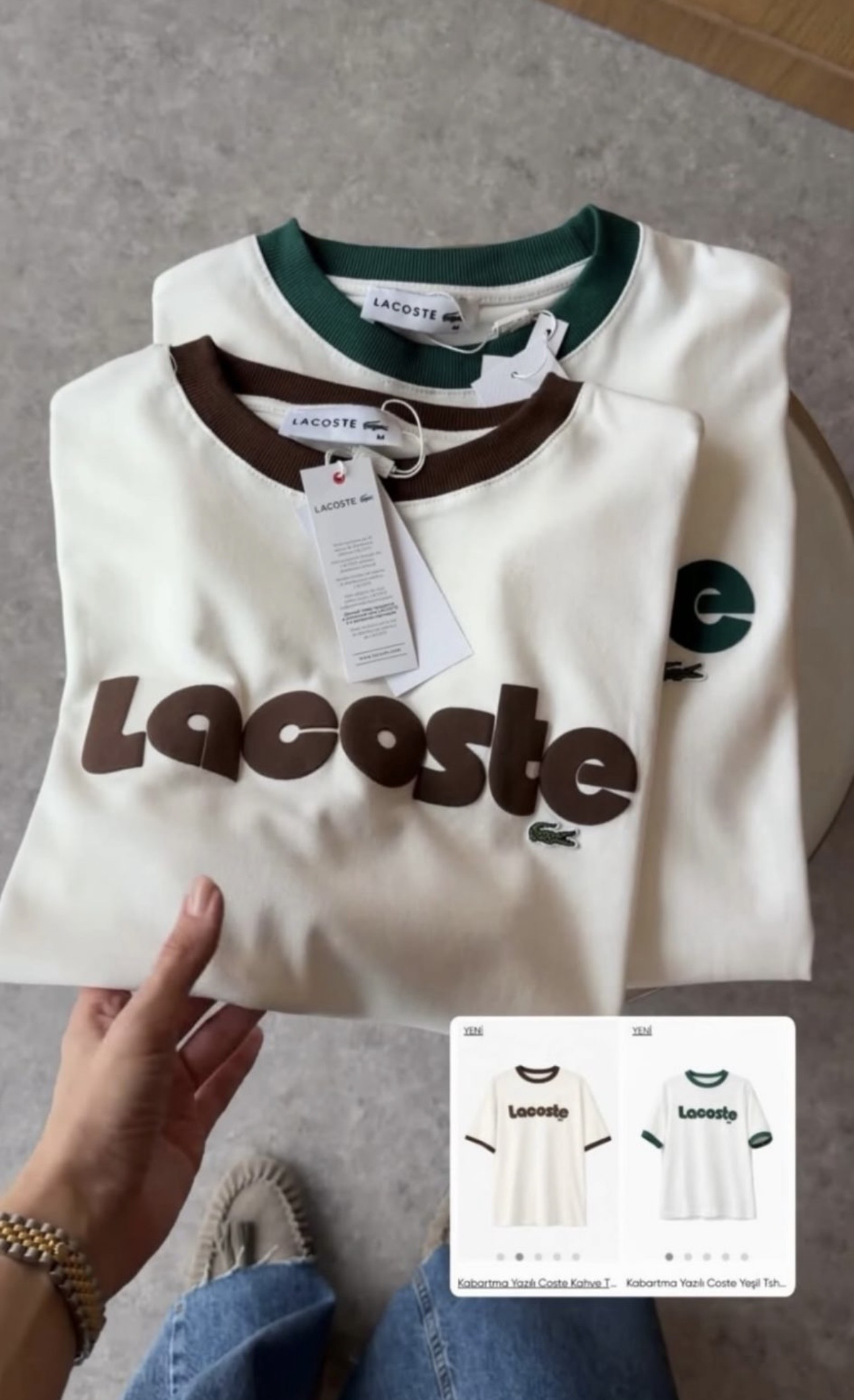 Lac Kabartma Yazılı Tshirt