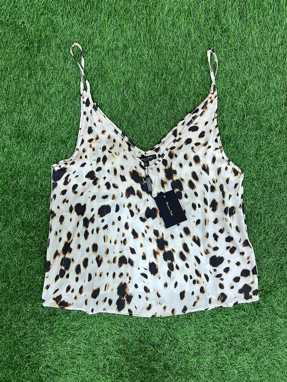LEOPAR ASKILI BLUZ