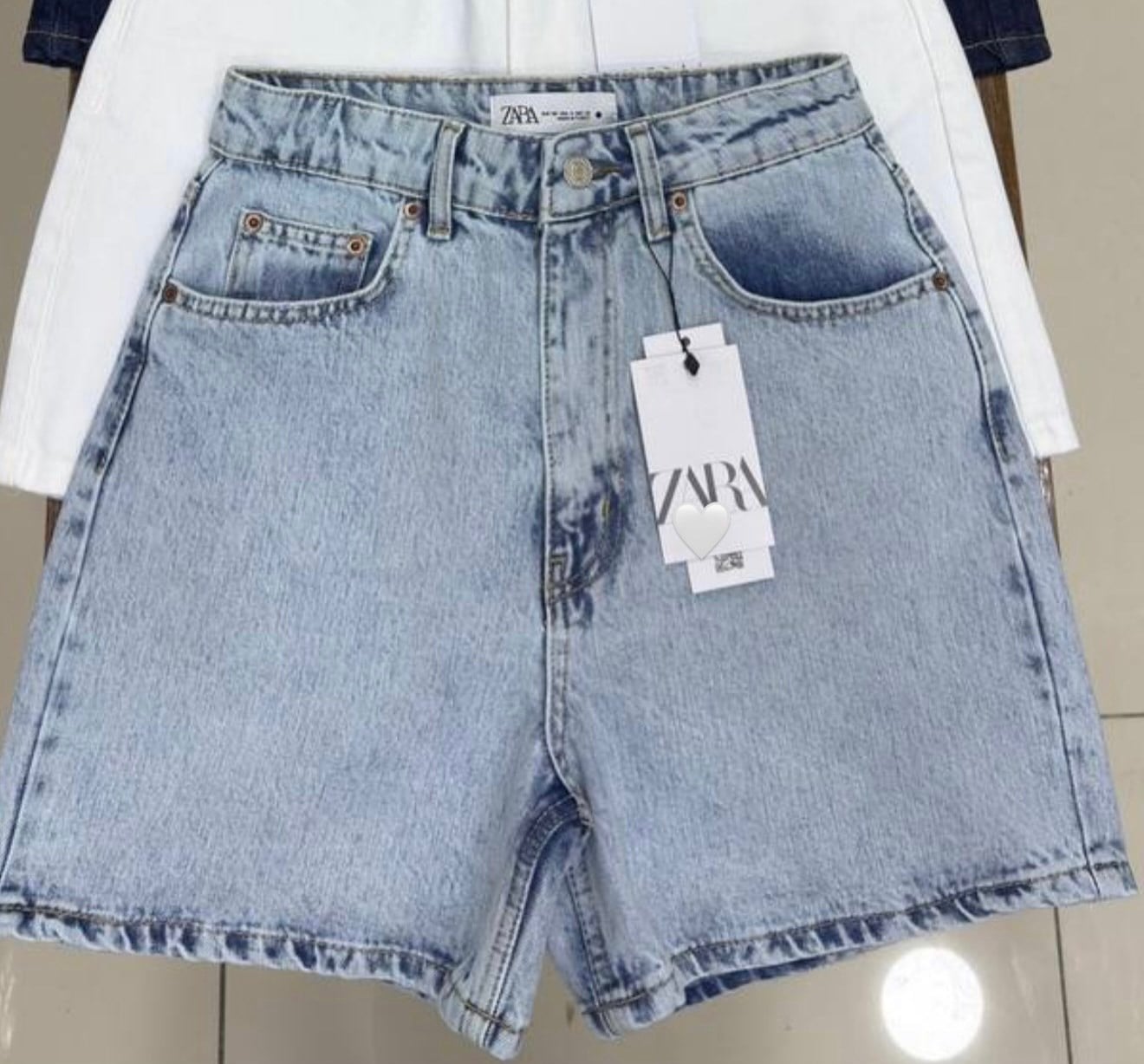 Premium Açık Mavi Jean Şort