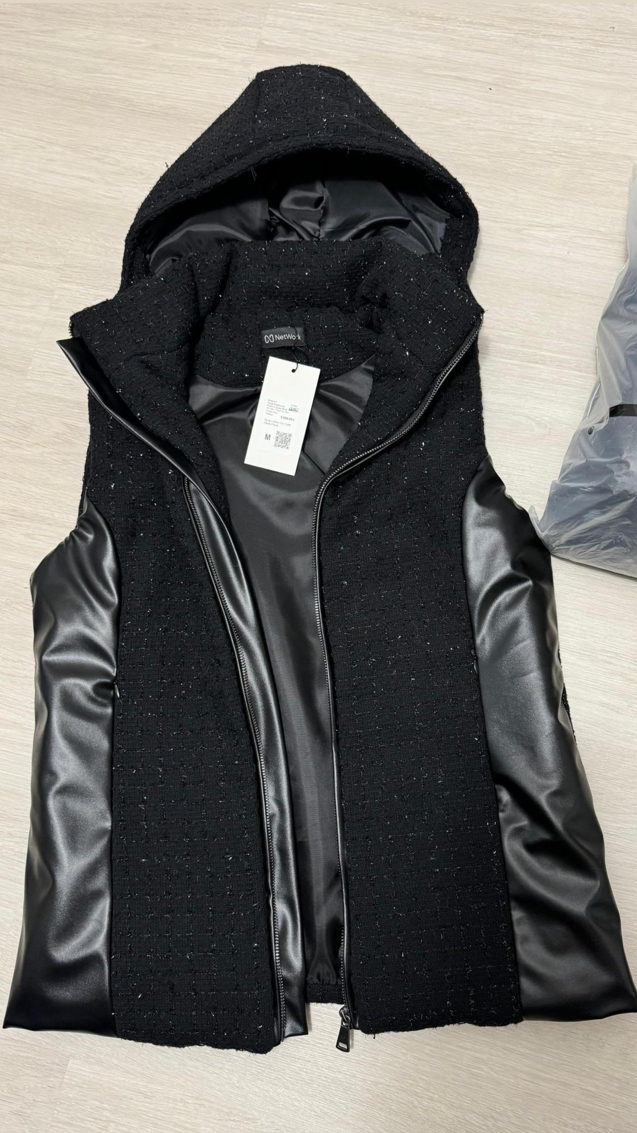 SİYAH PUFFER CASUAL YELEK
