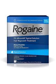  Rogaine Men's Extra Strength % 5 Minoxidil Tropical Solution 60 ml 3 Adet