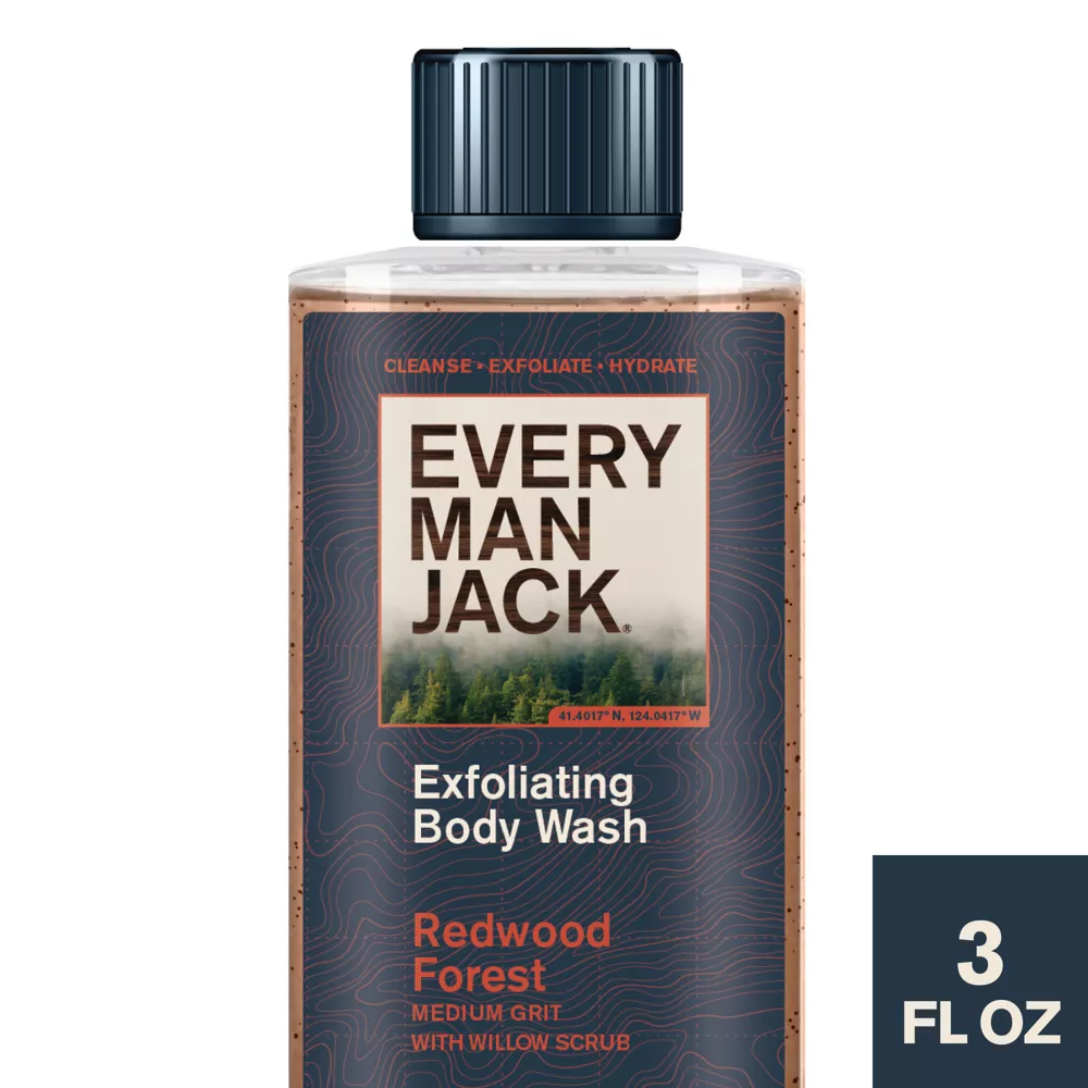 Every Man Jack Exfoliating Seyahat Boyu Duş Jeli 90ML