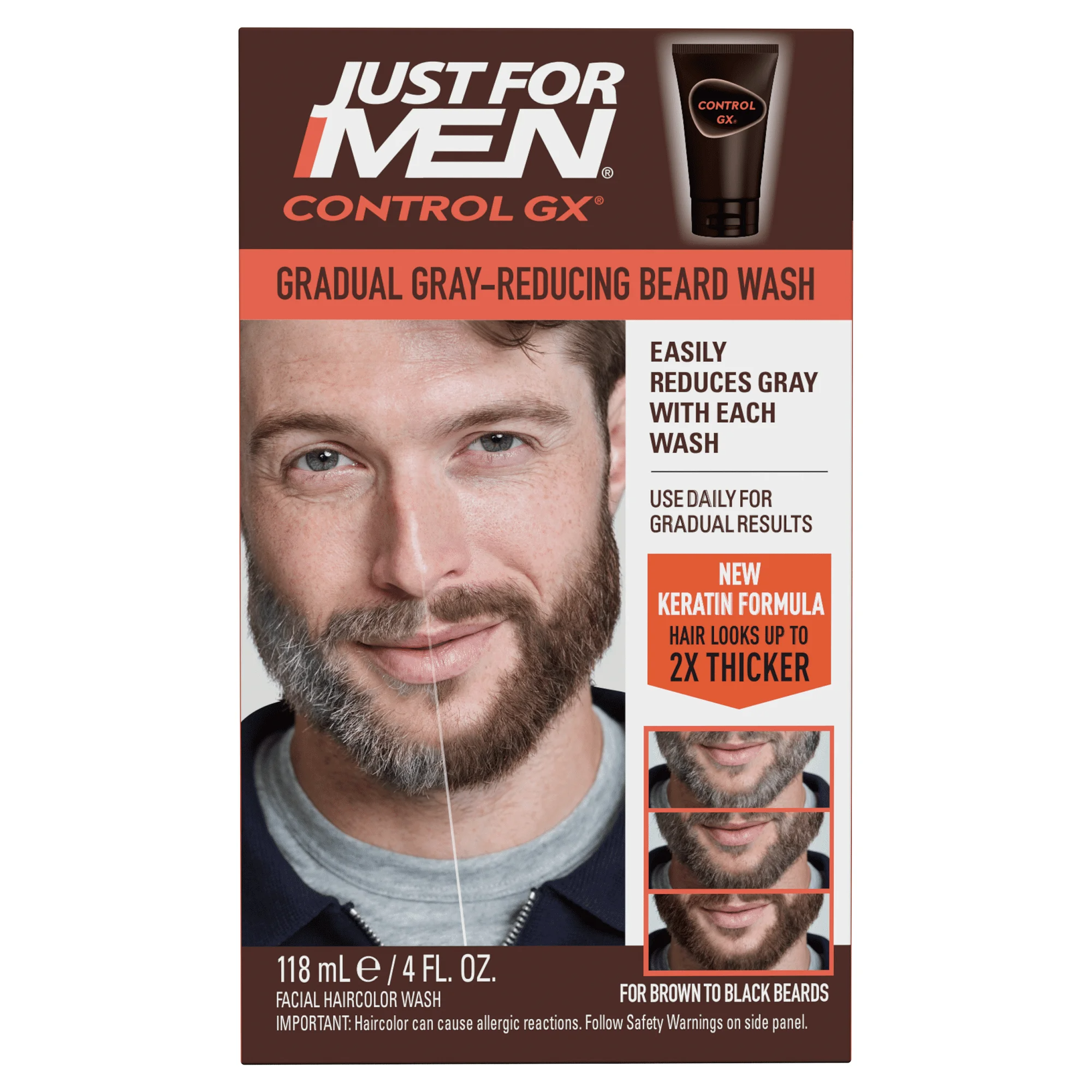 Just For Men ControlGX Gri Sakalları Koyulaştıran Şampuan 118ML
