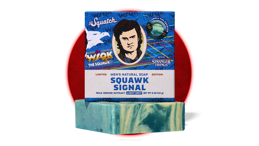Dr. Squatch Stranger Things Squawk Signal Kalıp Sabun 141GR