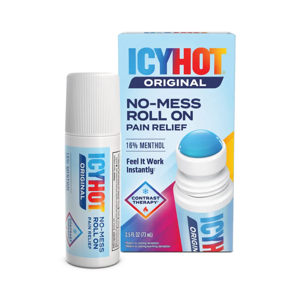 ICY HOT NO-MESS ROLL ON PAIN RELIEF 73ML