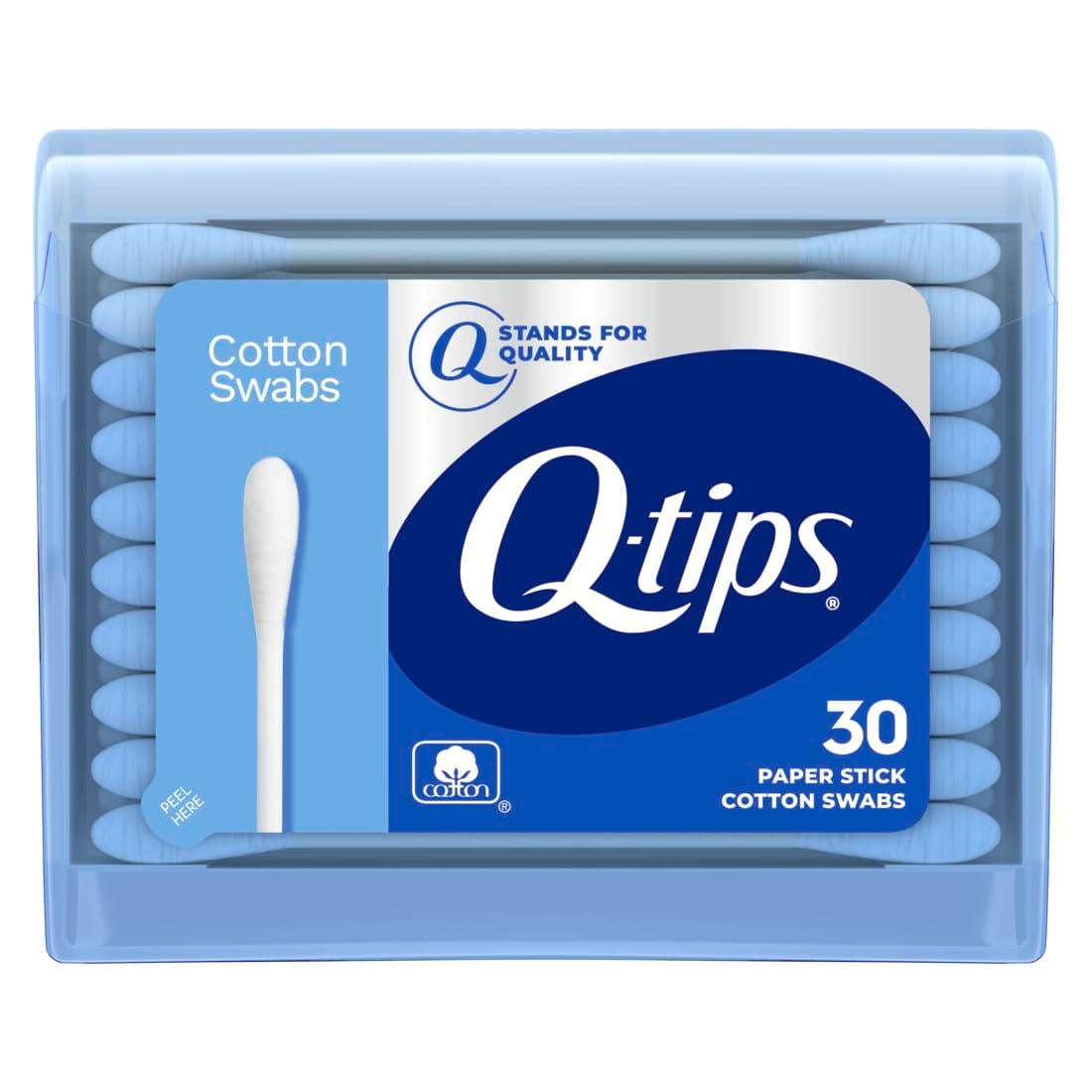 Q-tips Seyahat Boyu Pamuklu Kulak Temizleme Çubuğu 