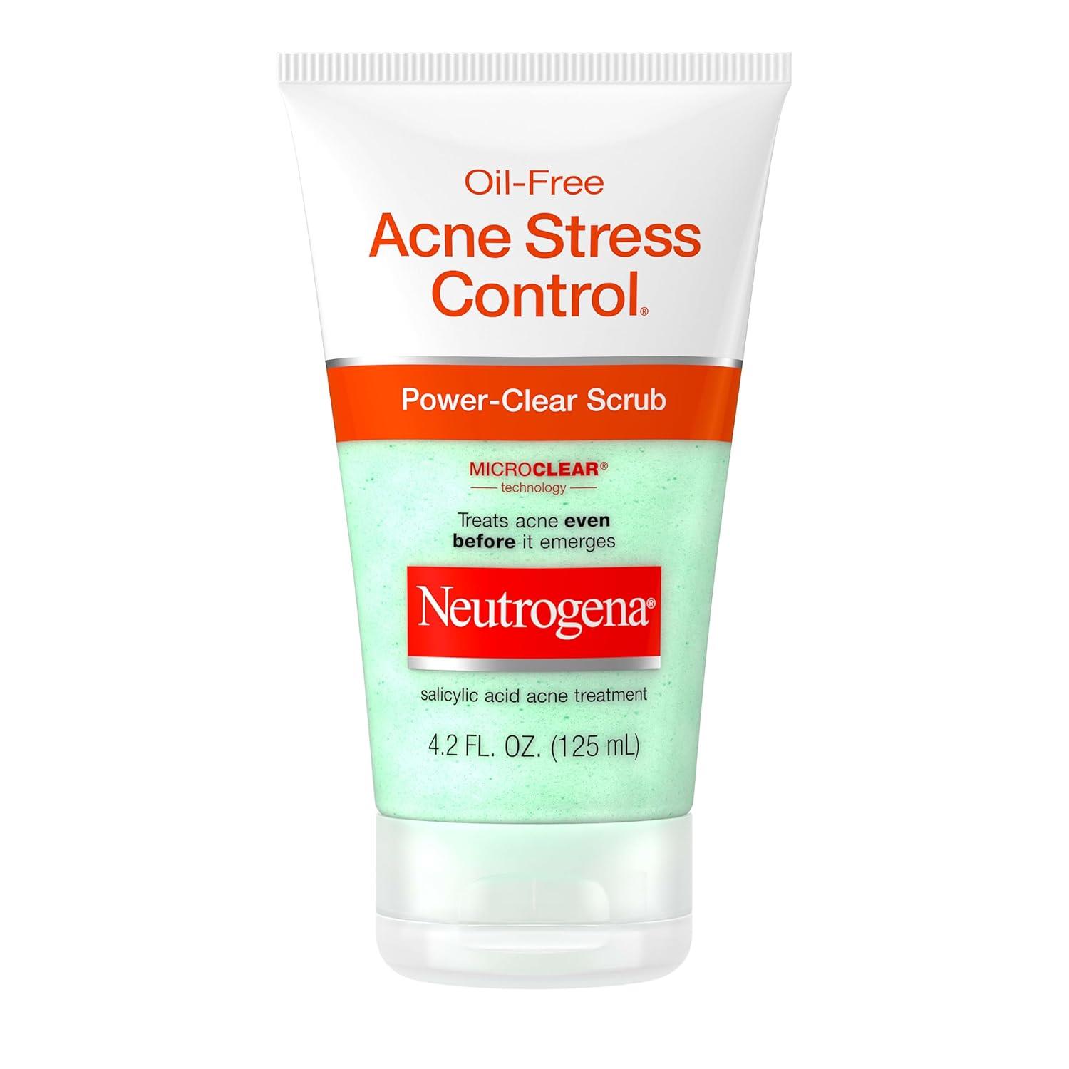 Neutrogena Yağsız Akne Stres Kontrol Güçlü Günlük Temizleme Peeling 125 ML