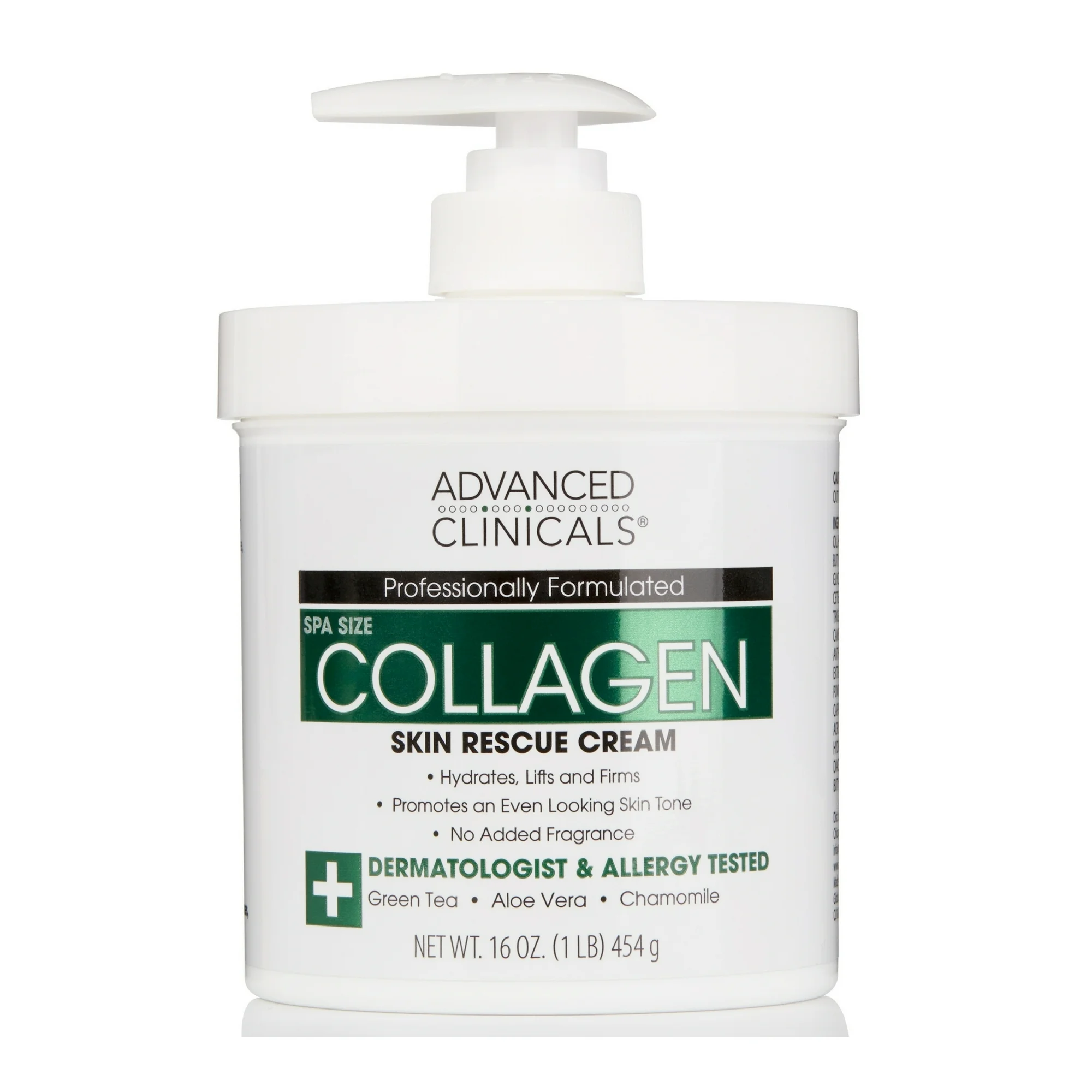 Advanced Clinicals Kolajen Vücut Losyonu & Yüz Nemlendiricisi 454 Gr