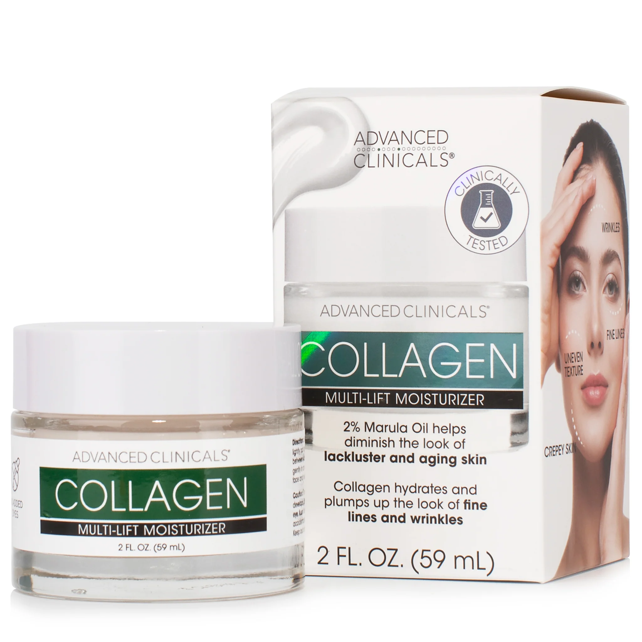 Advanced Clinicals Collagen Yüz Kremi 59ML	