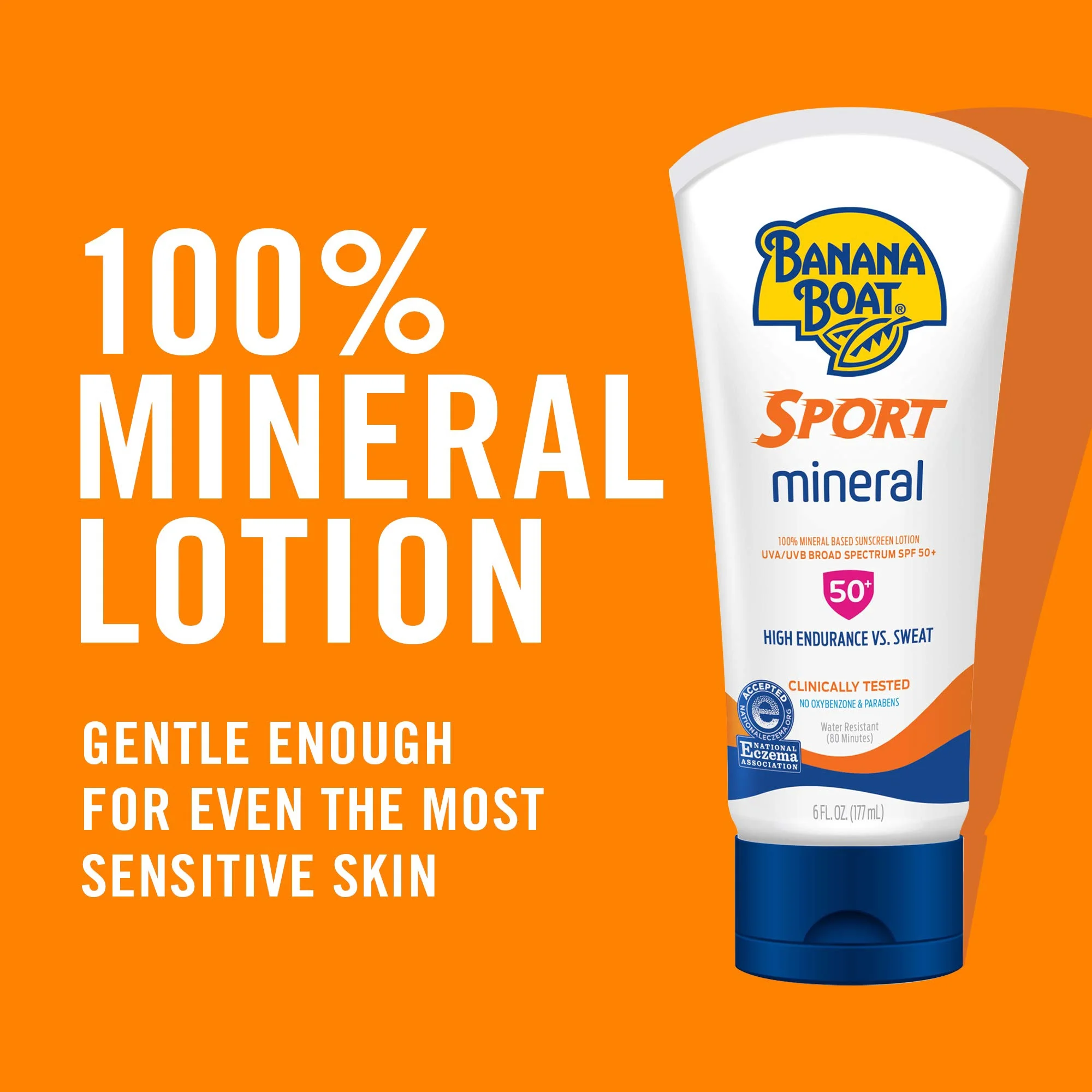 Banana boat Mineral Güneş Koruyucu Losyon, Geniş Spektrum, SPF 50+, 177ml