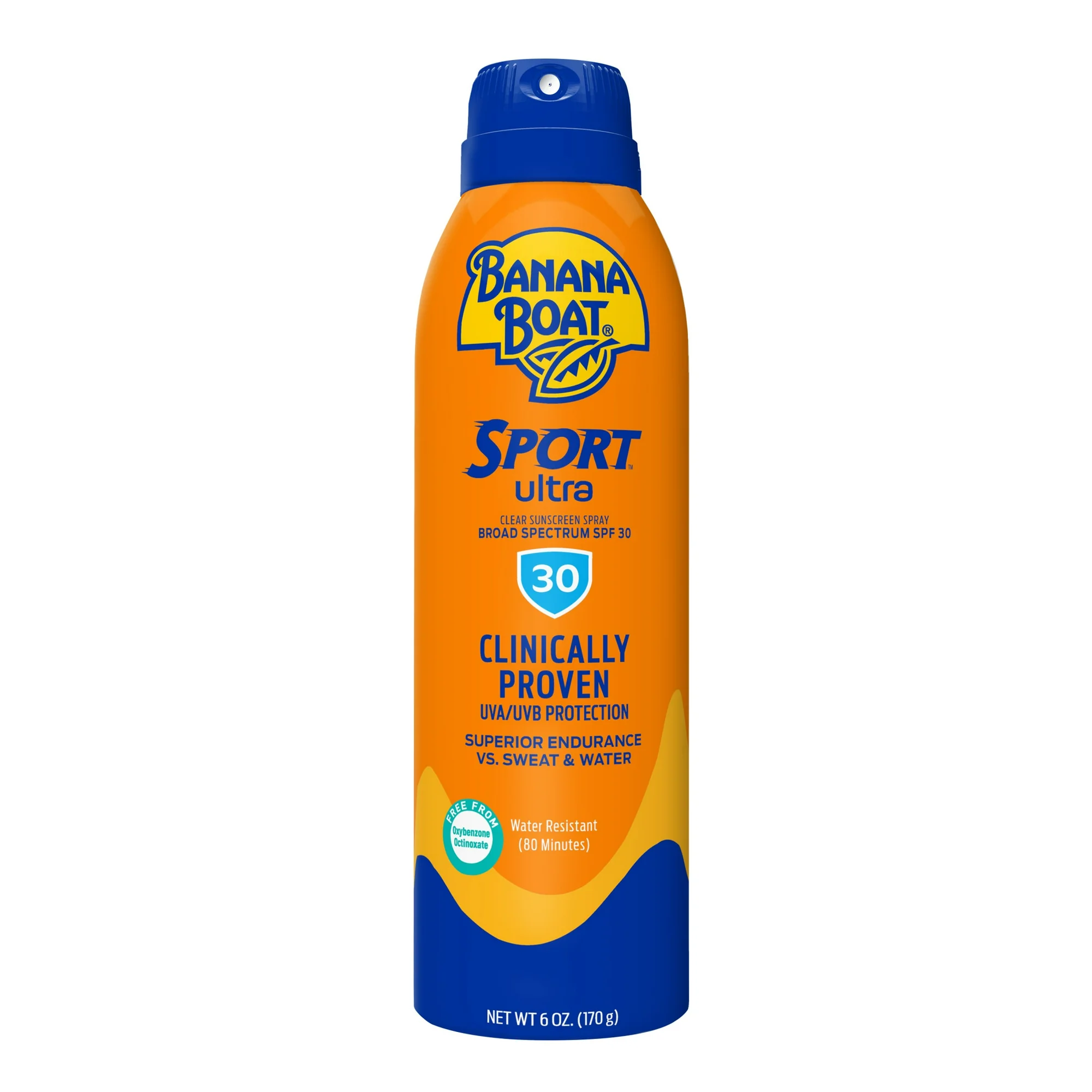 Banana Boat Sport Ultra SPF 30 Sunscreen Spray, Clear Spray Sunscreen, Adult Sunblock,170g