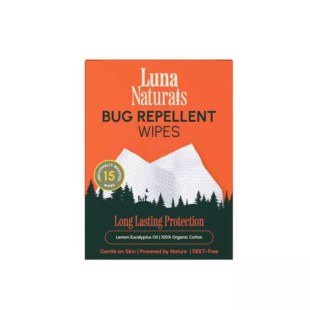 Luna Naturals Böcek Kovucu Mendil 15li