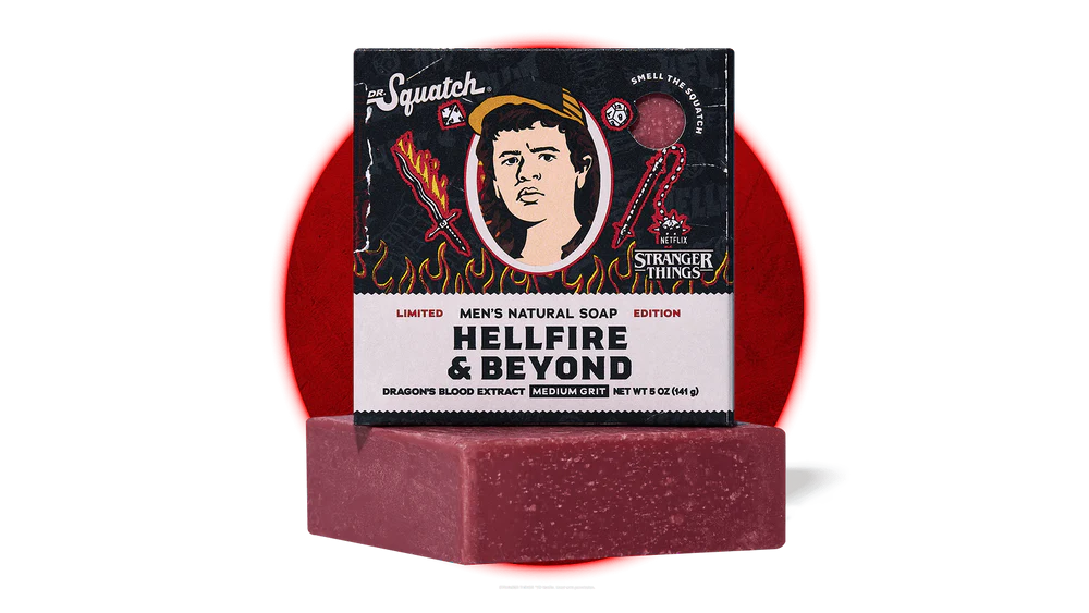 Dr. Squatch Strangers Things Hellfire & Beyond Kalıp Sabun 141GR