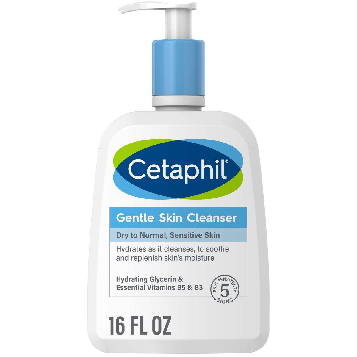 Cetaphil Gentle Skin Cleanser For Normal To Dry Sensitive Skin 473 Ml. Normal ve Kuru Ciltler İçin Yüz ve Vücut Temizleyici.