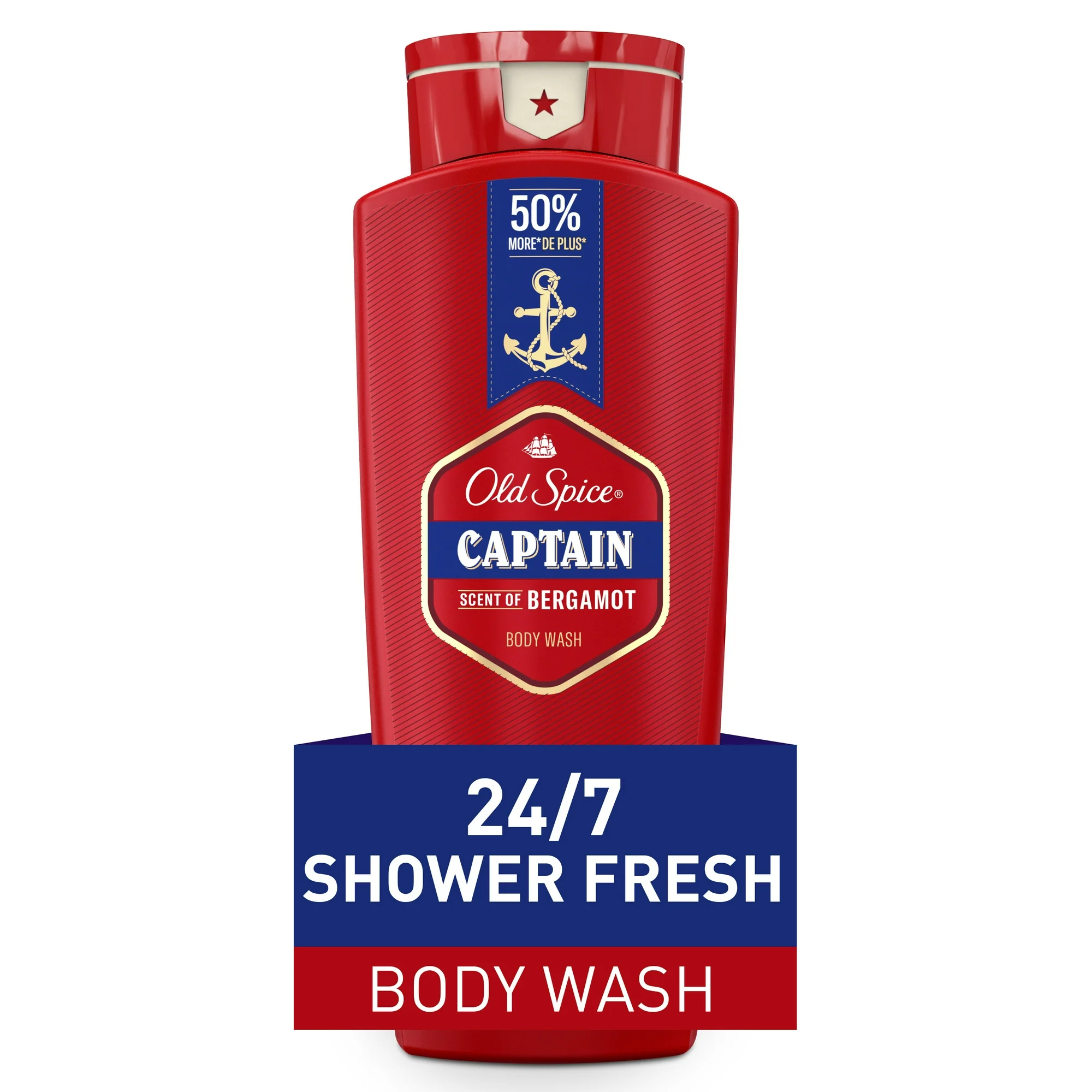 Old Spice Captain Scent of Bergamot Body Wash for Men Duş Jeli 709 mL