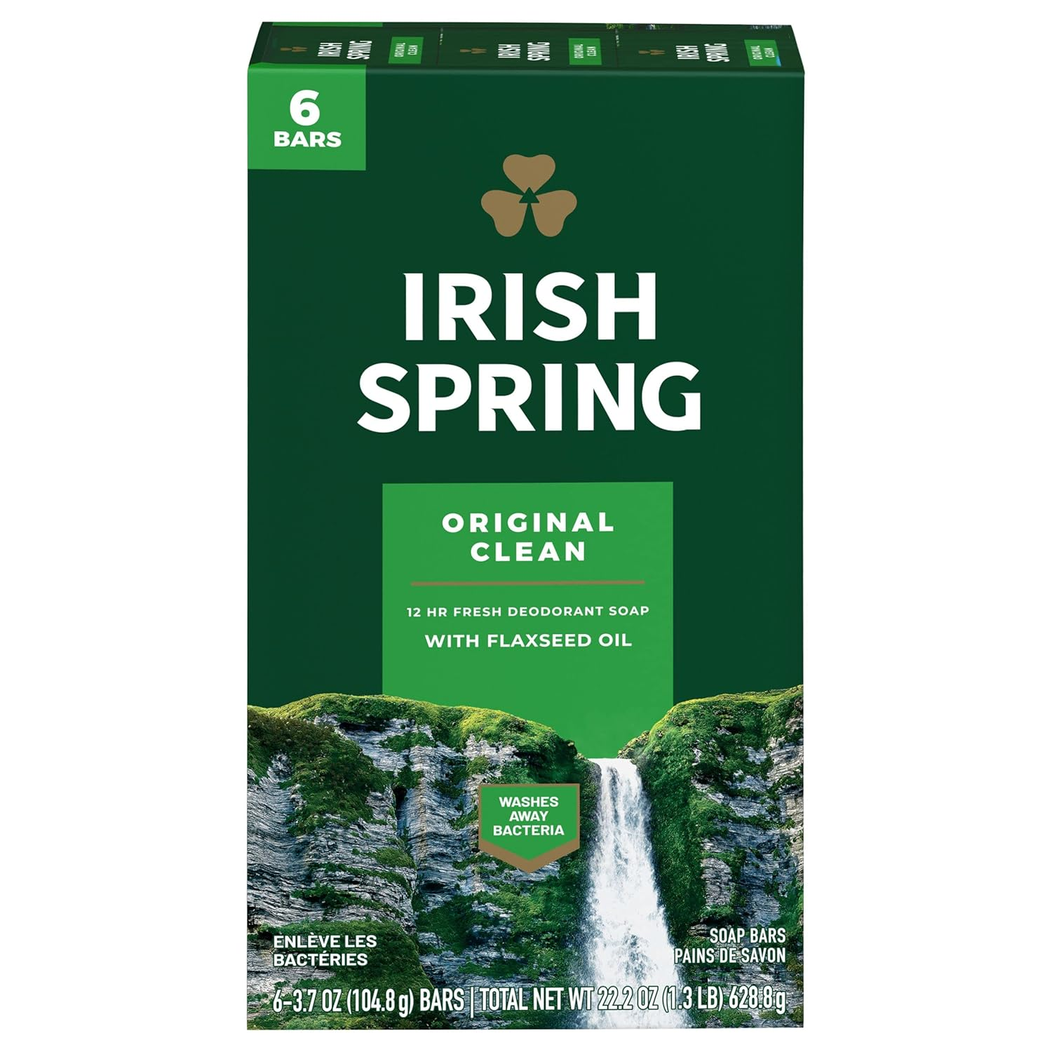 Irish Spring Soap Bars Aloe Mist 6 Bars 628.8 g