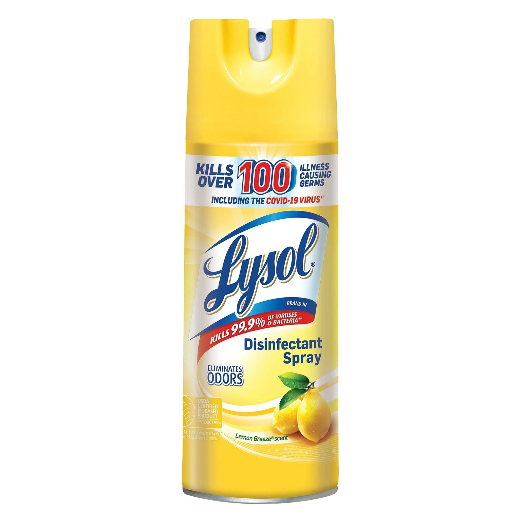 Lysol Disinfectant Spray Lemon 354 gr Breeze Limon Esintisi .