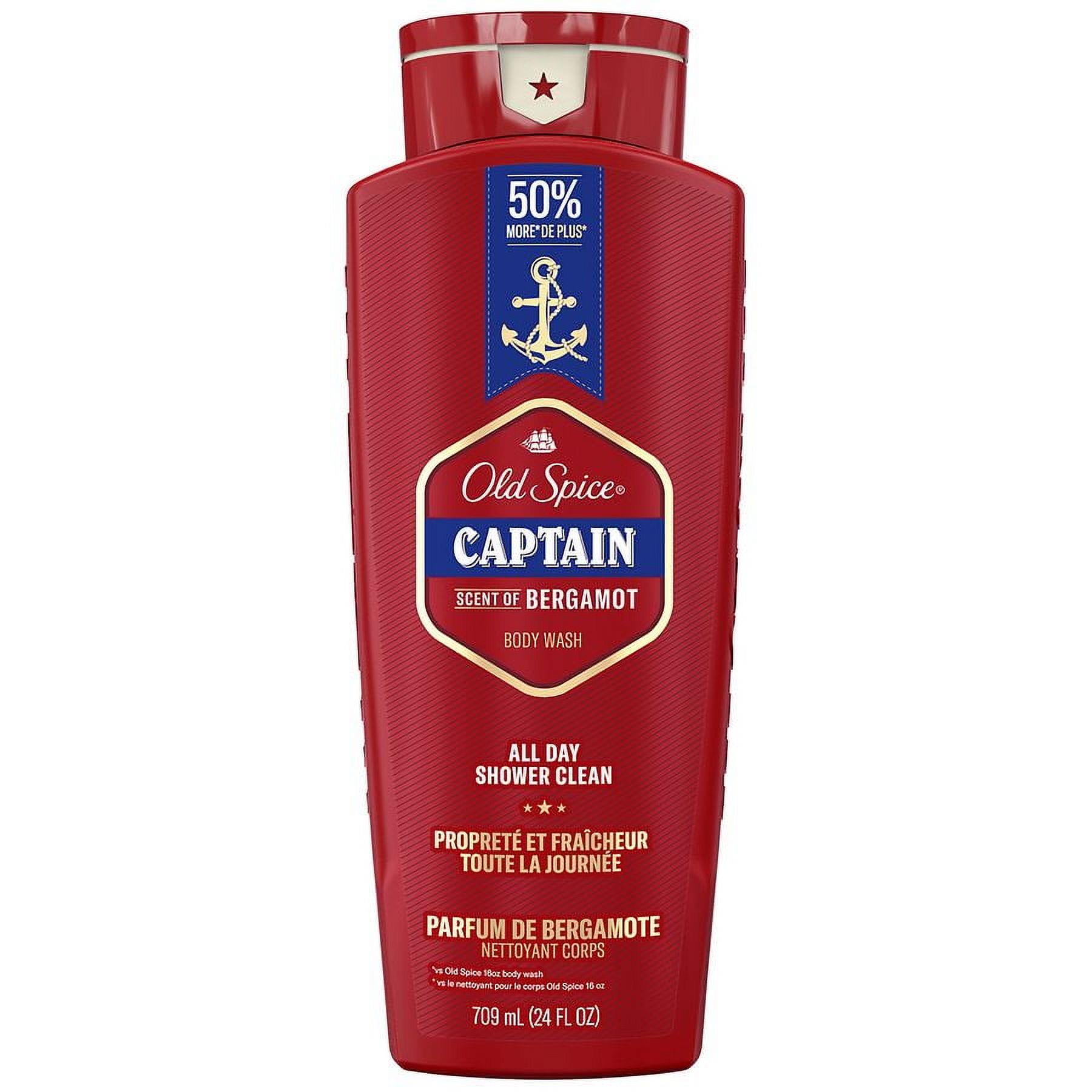 Old Spice Captain Scent of Bergamot Body Wash for Men Duş Jeli 709 mL