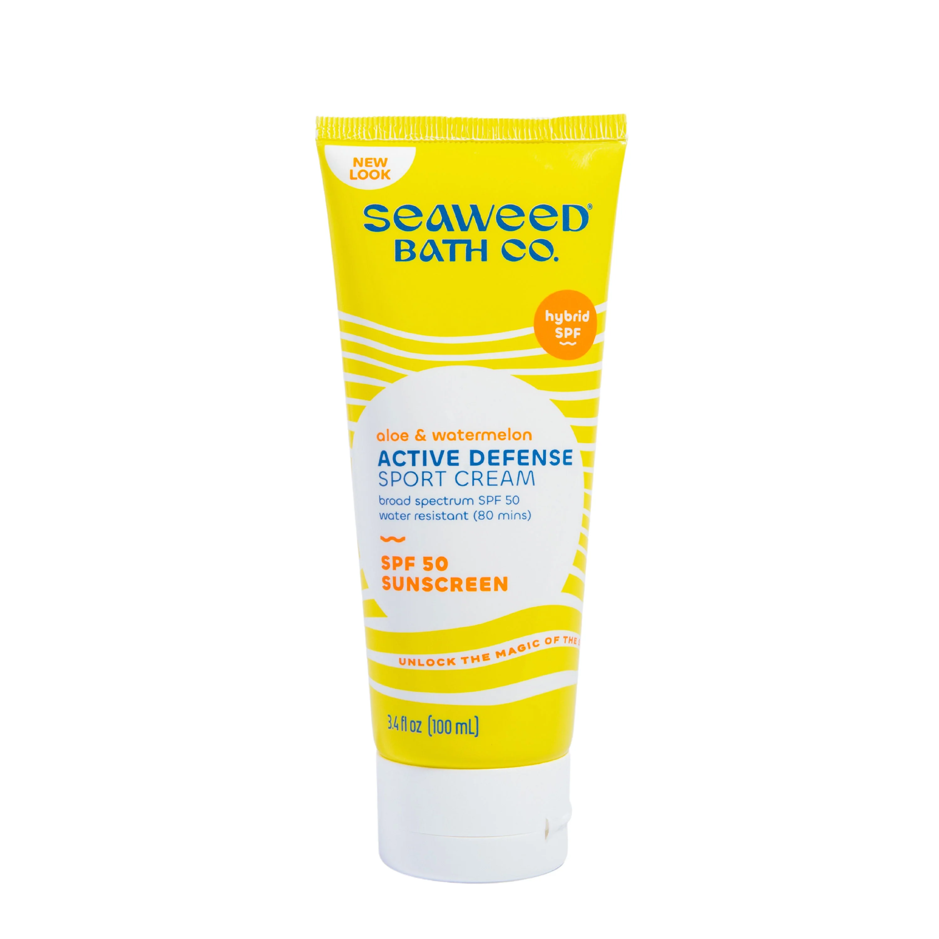 Seaweed Actıve Defense Sport Cream Water Resistant 80 Mins SPF 50 Sunscreen Güneş Kremi 100 ml
