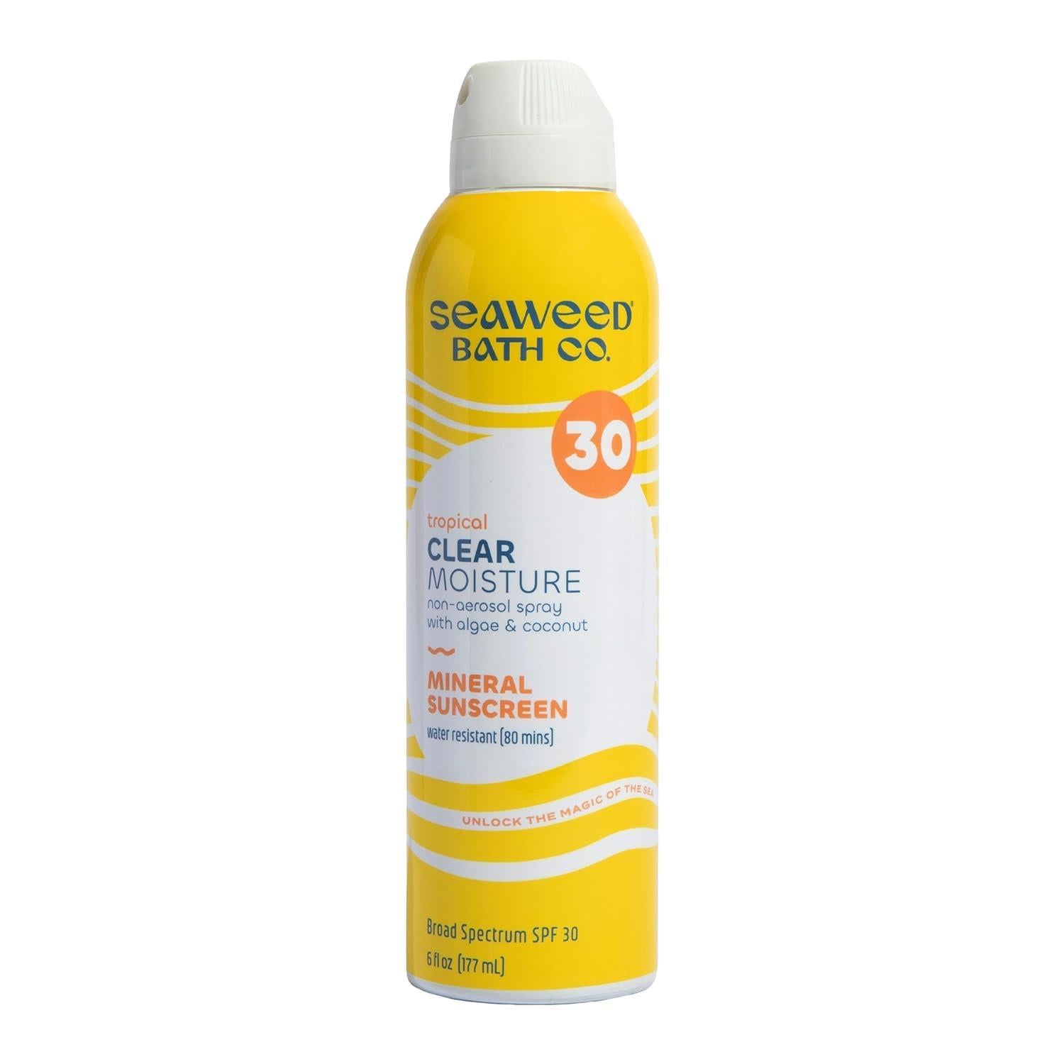 Seaweed Clear Guard Sport Spray With Aloe&Avacado Oil Quıck-Dry Sunscreen SPF 40 177 ml