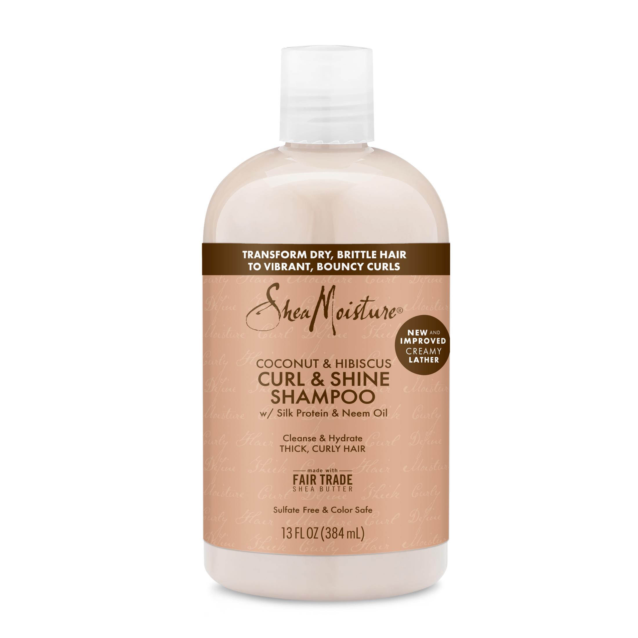 Shea Moisture Kıvırcık ve Parlak Şampuan 384 ml