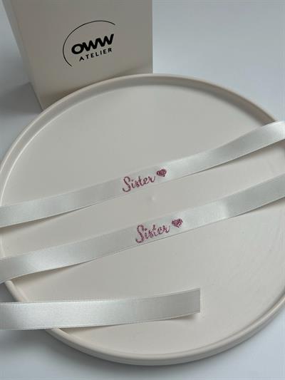 Sister Yazılı Kol Kurdelesi 1 Adet  (2cm en)
