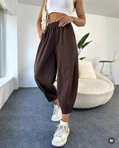 Premium Beli Lastikli Gabardin Pantolon