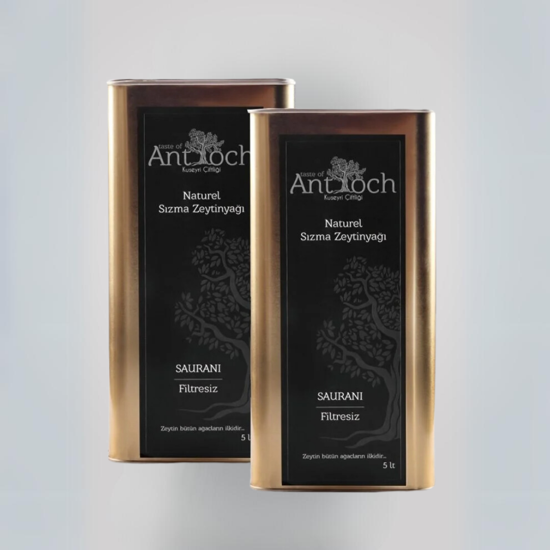 Taste of Antioch Saurani Özel Seri Naturel Sızma Zeytinyağı 2 Adet 5 lt