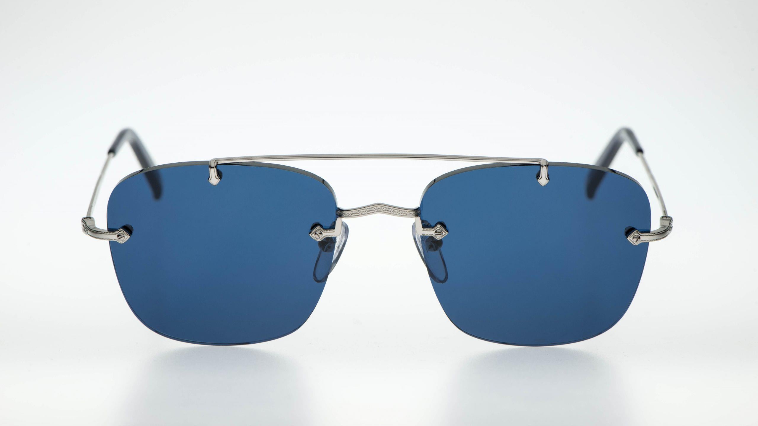 SAUREN 1903 SHINY SILVER BLUE UNISEX GÜNEŞ GÖZLÜĞÜ