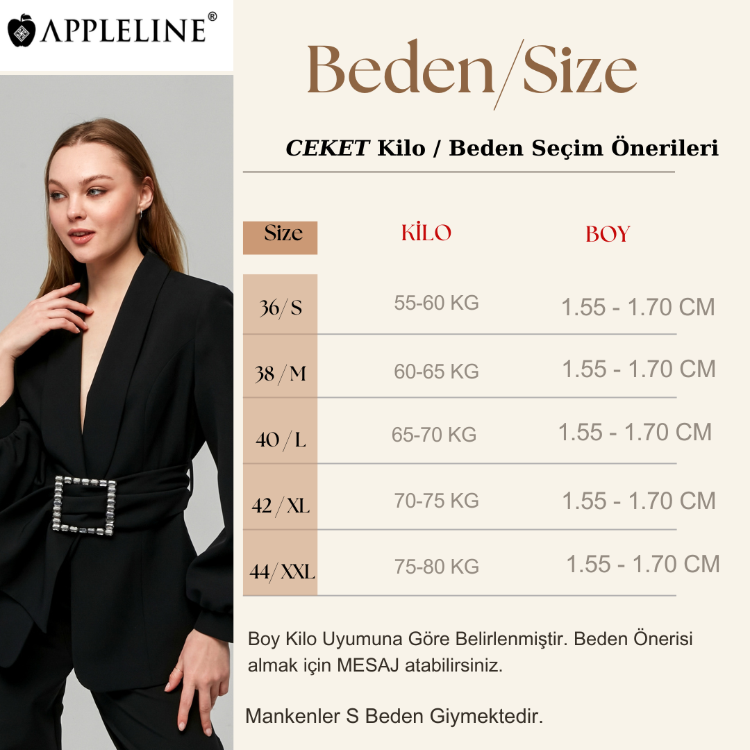 Kadın Güpür Kol Kadife Puantiyeli Kuşaklı Ceket VİZON Kadın Güpür Kol Kadife Puantiyeli Kuşaklı Ceket VİZON
