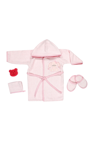 Dokuma Bornoz 4 Lü Set Tavşan Kız