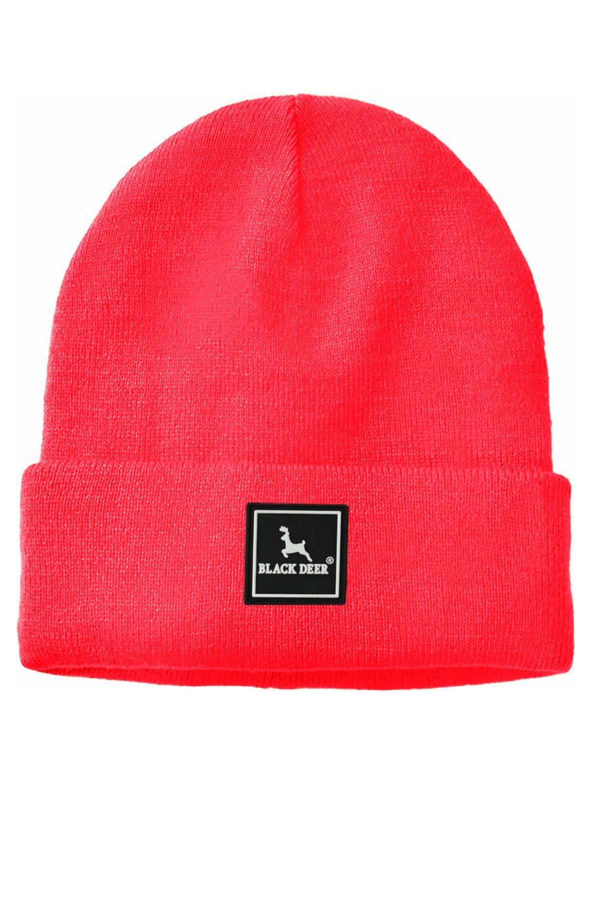 Unisex Kışlık Bere Şapka Düz Logolu Yumuşak Triko Basic Akrilik Beanie