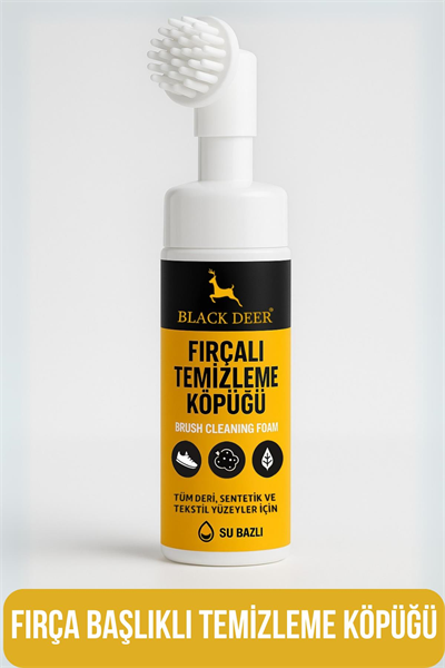 BRCF01 | Fırçalı Ayakkabı Temizleme Köpüğü , Ayakkabı Temizleme , Çanta Temizleme , 150ml